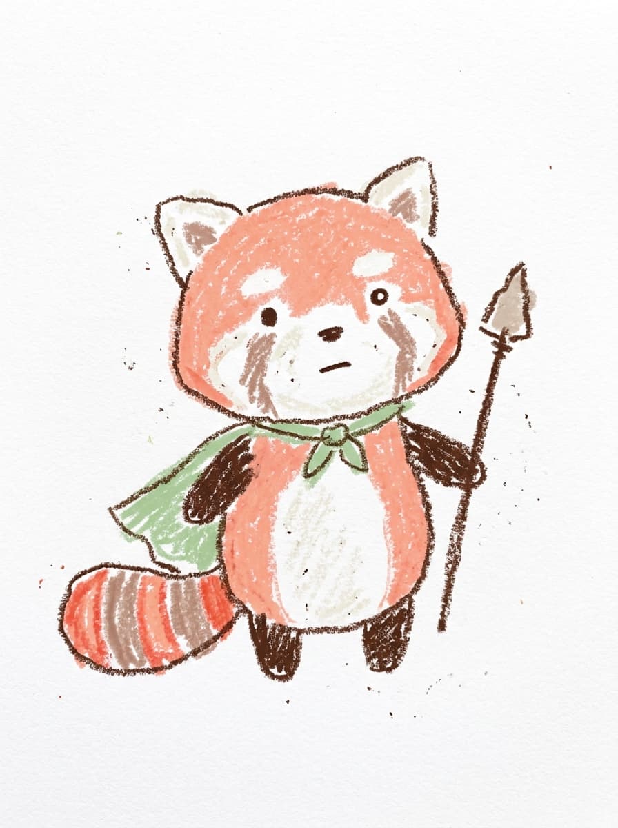 Red Panda Guardian